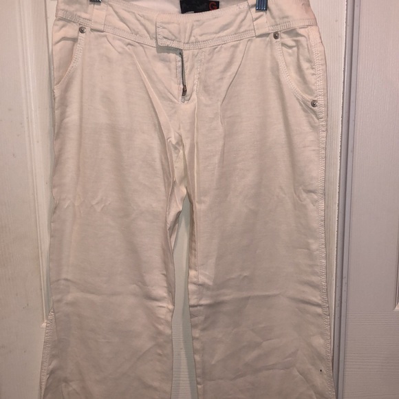 White Linen Pants - Picture 4 of 7